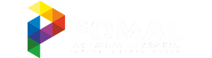 Logo pomal na ciemne tło