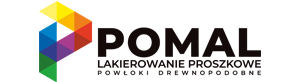 Logo pomal na jasne tło
